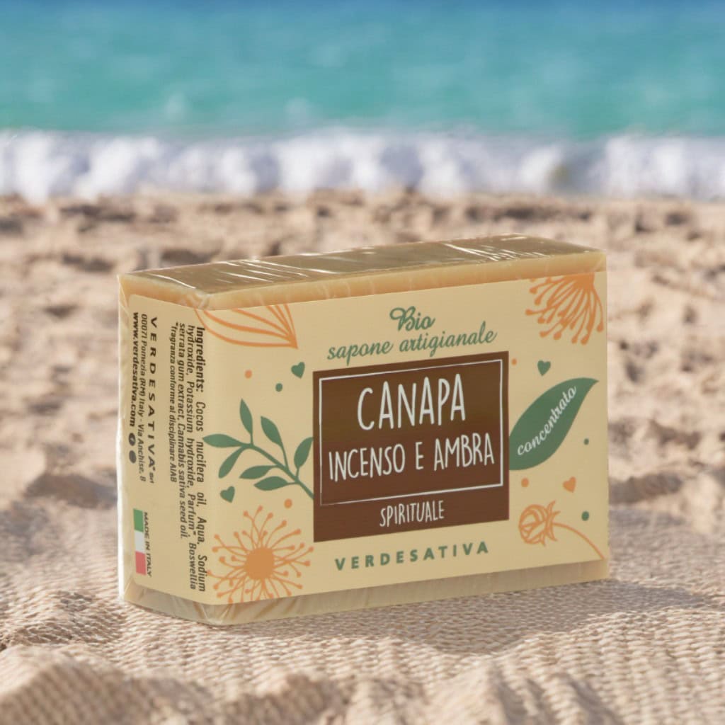 Sapone Canapa, Incenso ed Ambra - Spirituale